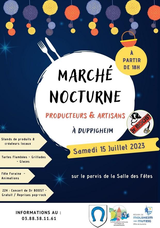 2023 07 15 marche nocturne producteurs et artisans a duppigheim