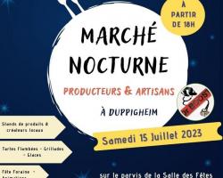2023 07 15 marche nocturne producteurs et artisans a duppigheim