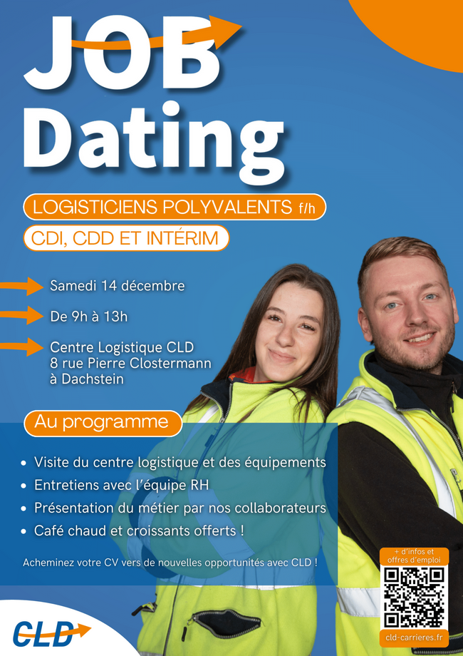 2024 12 14 job dating logisticiens polyvalents f h chez cld dachstein