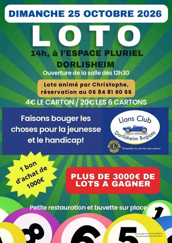2026 10 25 loto a dorlisheim