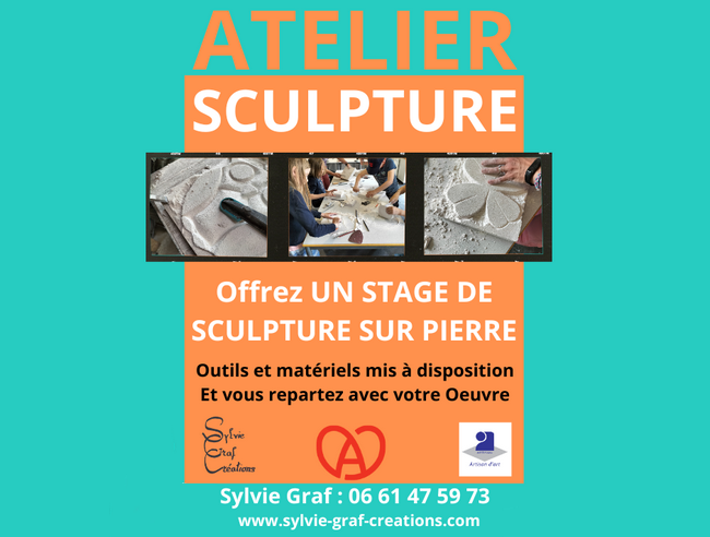 Stage de sculpture chez Sylvie Graf Créations à Marlenheim